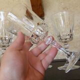 Vintage cut crystal wine glass Cristal d'Arques Chantelle Lady victoria
