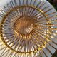 Lustre en rotin type Audoux minet
