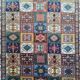 Handmade Indian rug 215x136cm