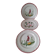 3 assiettes vintage en faïence Sainte-Radegonde