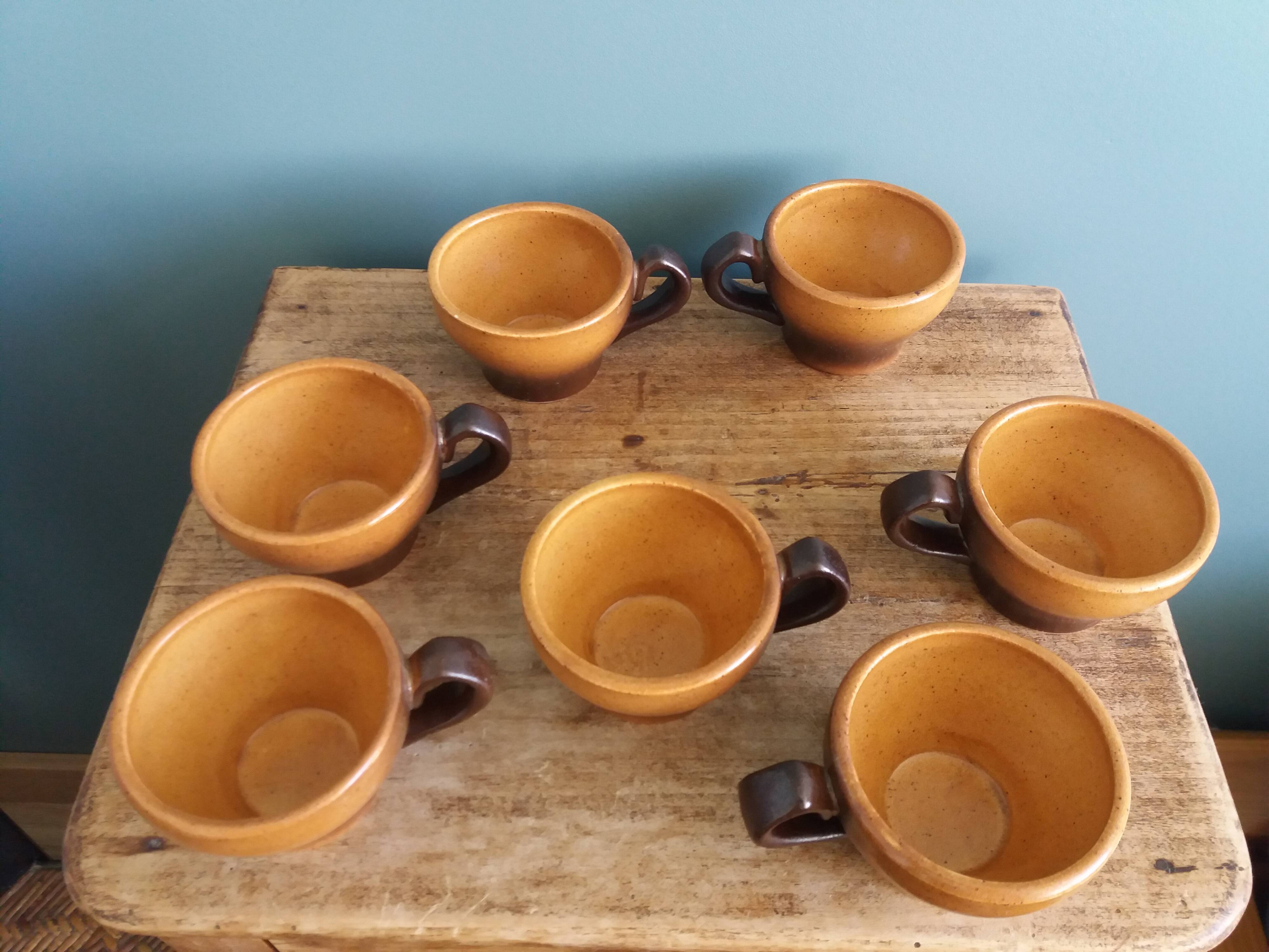 Stoneware mugs