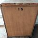 Vintage Wooden Nightstand with Marble Top