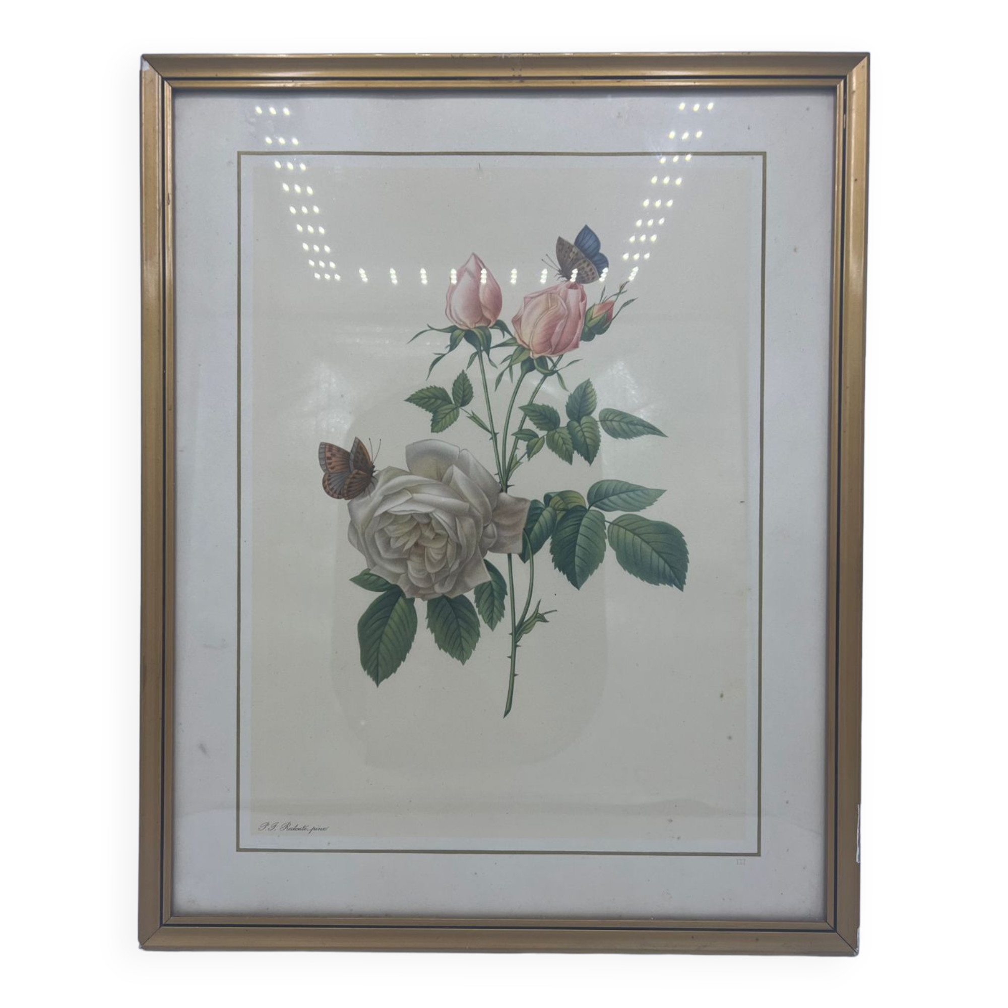 Vintage lithography frame