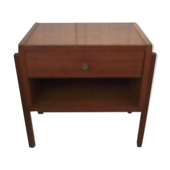 Scandinavian style oak bedside table