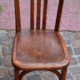 Bistro chair bar restaurant beech with slatted backrest