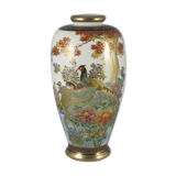 Japanese vase in Satsuma porcelain