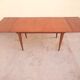 Scandinavian table in teak with  extensions