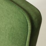 Pair de fauteuils vintage vert royal conclu par Chierowski