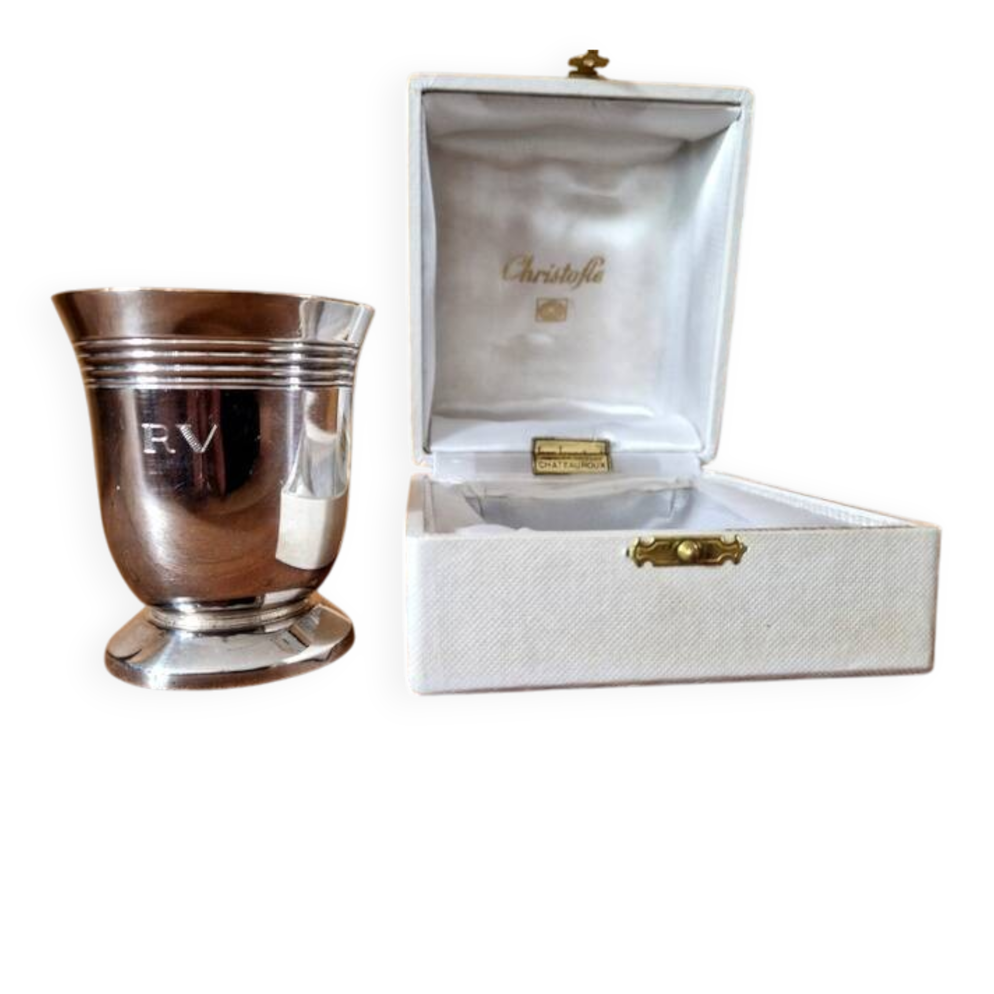 Master Silversmith: Gallia for Christofle - Silver-plated metal cup