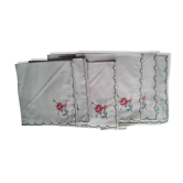 11 serviettes brodées main
