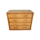 Commode bambou rotin vintage