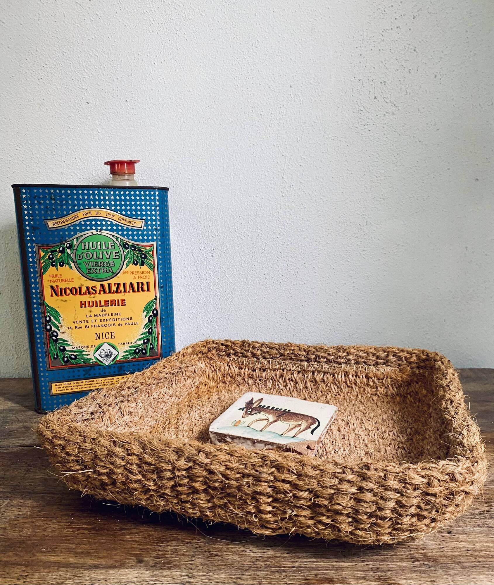 Panier provençal en fibre de coco
