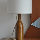Stoneware bottle lamp