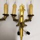 Pair Of Brass Sconces