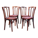4 chairs bistrot type n°56 years 30