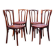 4 chairs bistrot type n°56 years 30