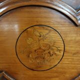 Buffet 2 bodies XIXth inlaid walnut