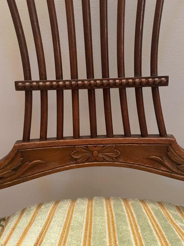 2 chaises style louis xvi - renovation complete