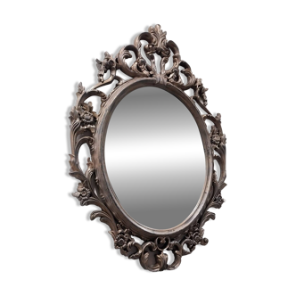 Oval Baroque Antique Gold Mirror 58x84 cm Ornate Frame