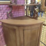 Pickled mahogany veneer neck