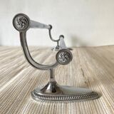 Retro bathroom towel rack