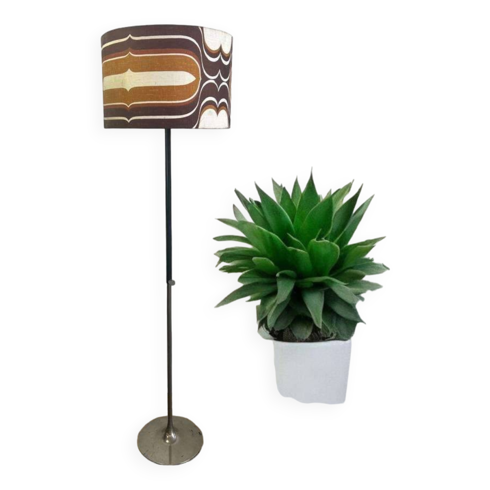 VINTAGE ADJUSTABLE FLOOR LAMP / FLOOR LAMP FROM THE 70S