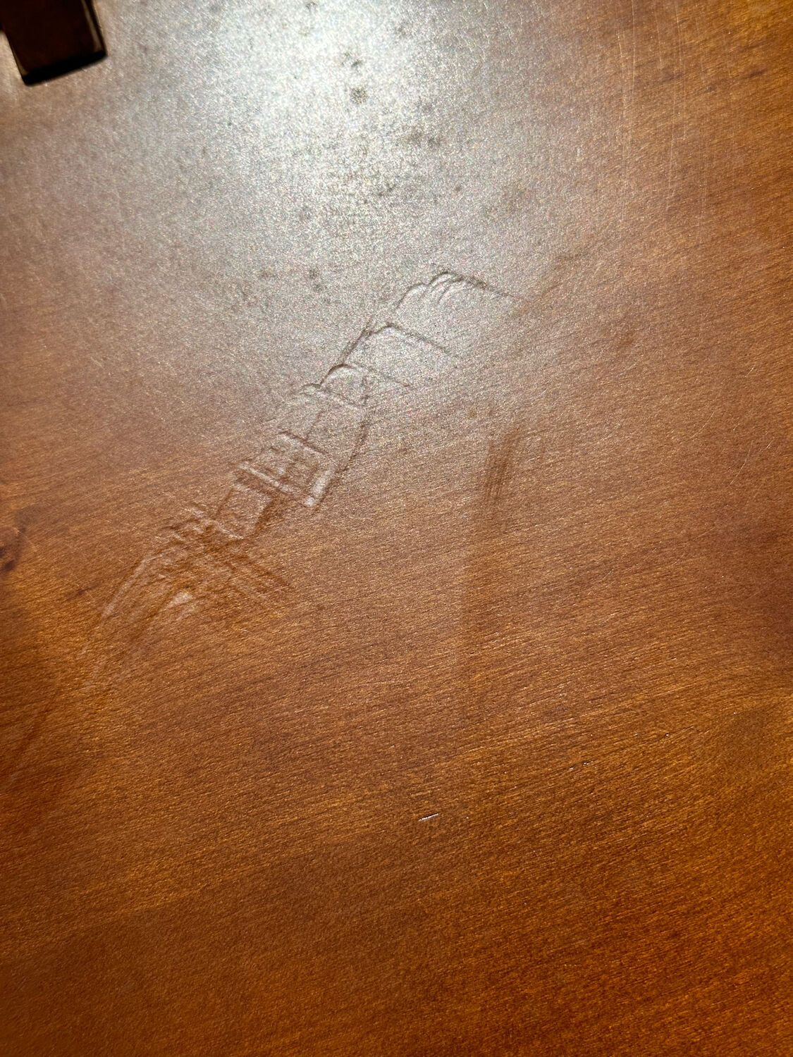 Designer coffee table, foot and circular top from the 60s