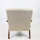 Vintage Beige Boucle and Rosewood Model like B-310 Lounge Chair, 1970s