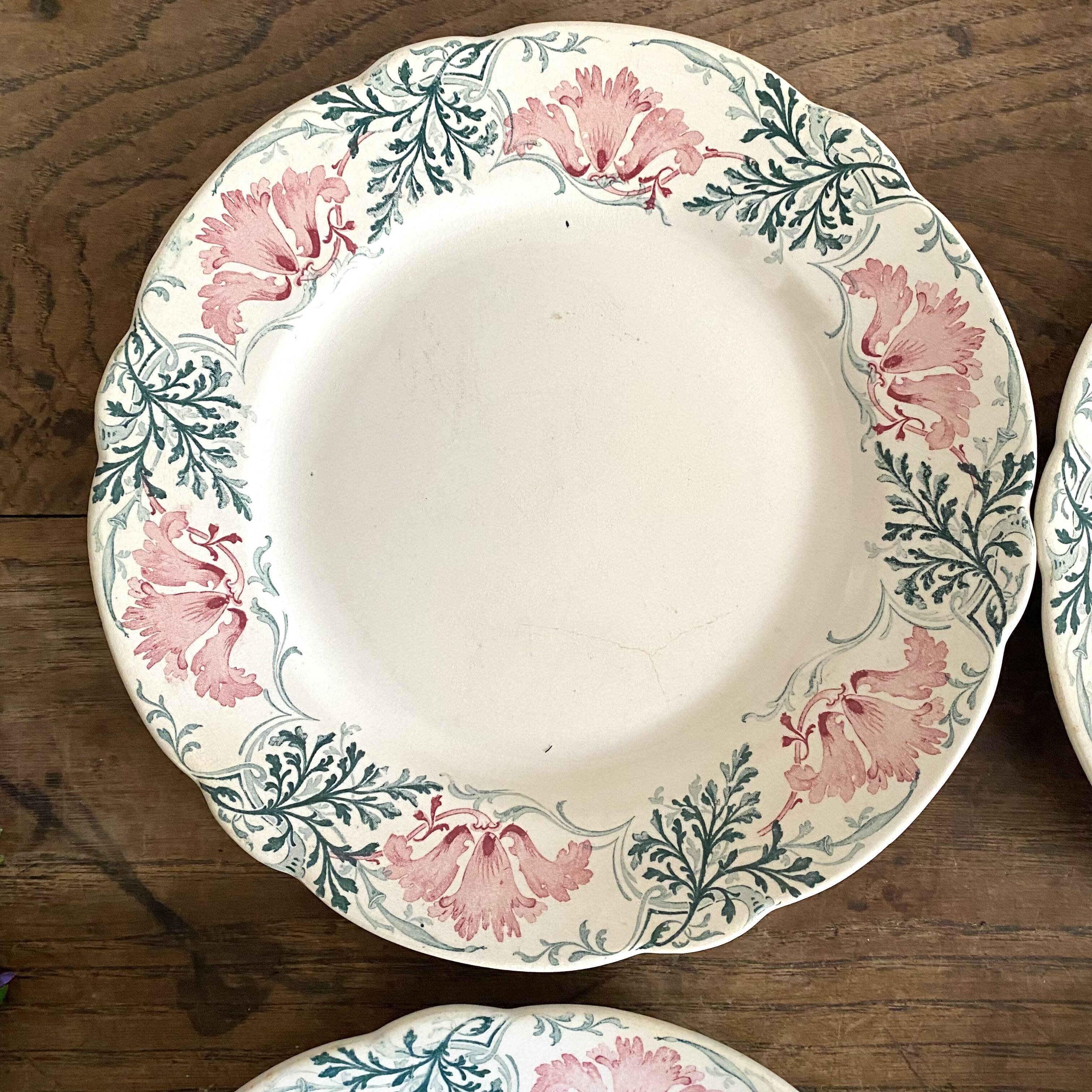 K&G Luneville ironstone flat plates, Roland model