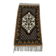 Tunisian Wool Rug Handmade in Traditional Anatolian Turkish Style