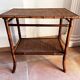 Bamboo and wicker table