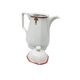 Service à café et à thé blanc Art déco, années 1930, ensemble de 12