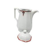 Service à café et à thé blanc Art déco, années 1930, ensemble de 12