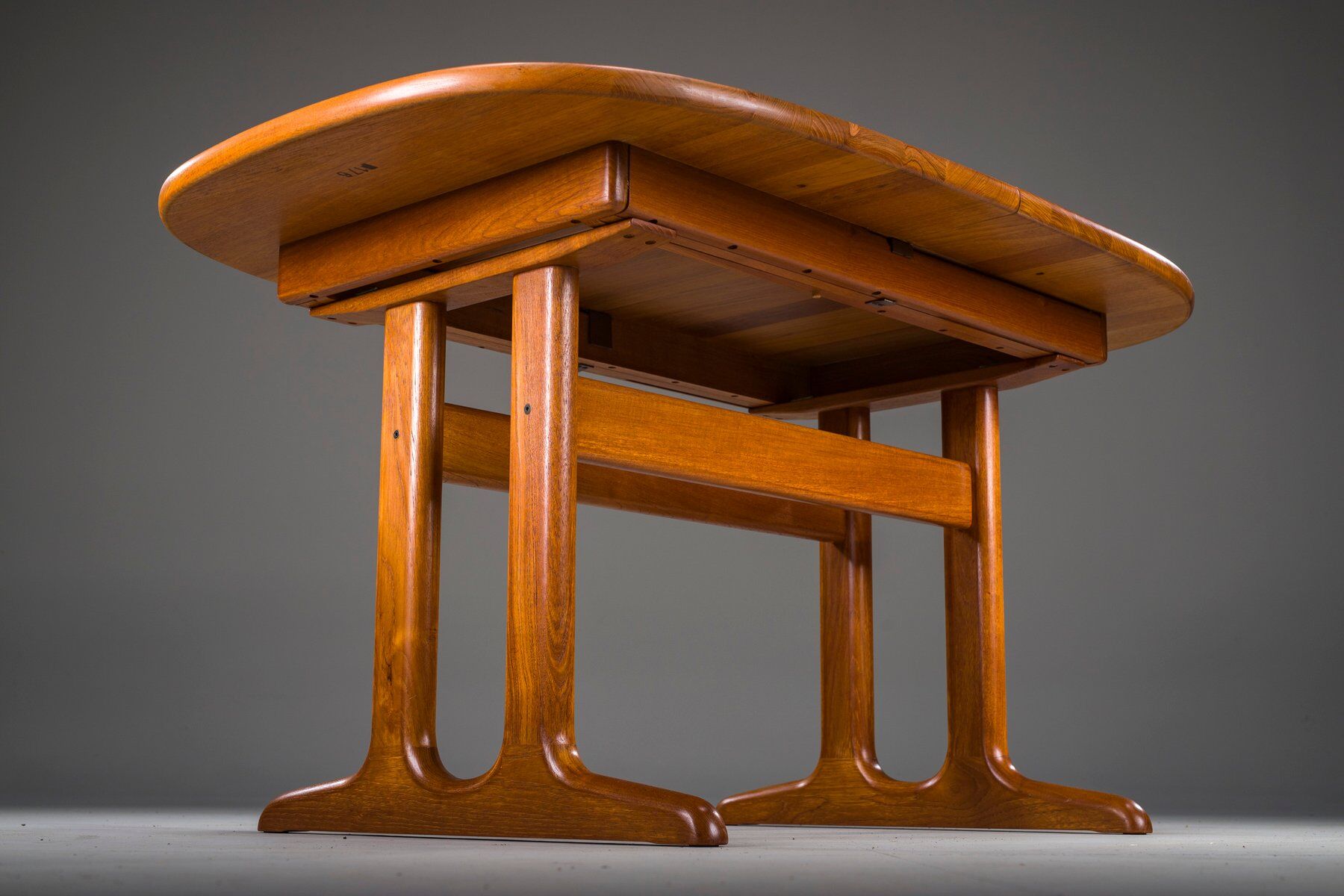 Table extensible danoise moderne en teck de Glostrup, années 1960