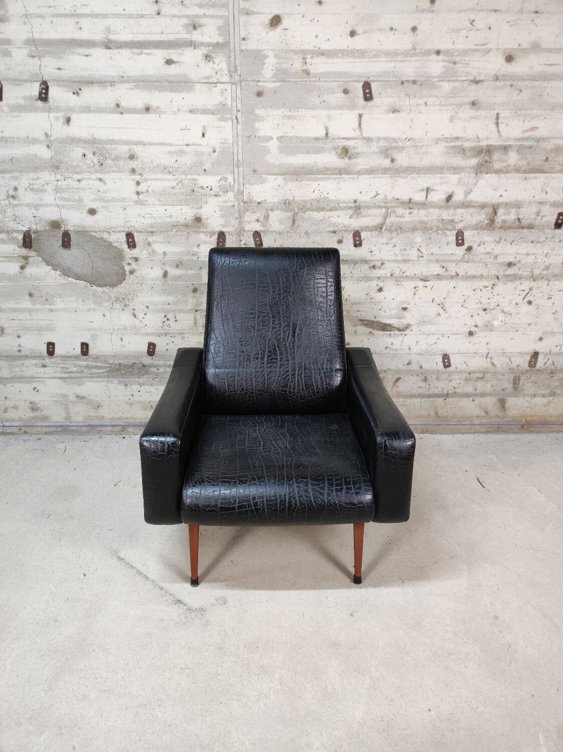 Vintage skai armchair