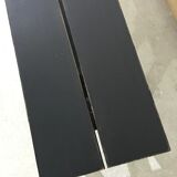 Black patinated bench