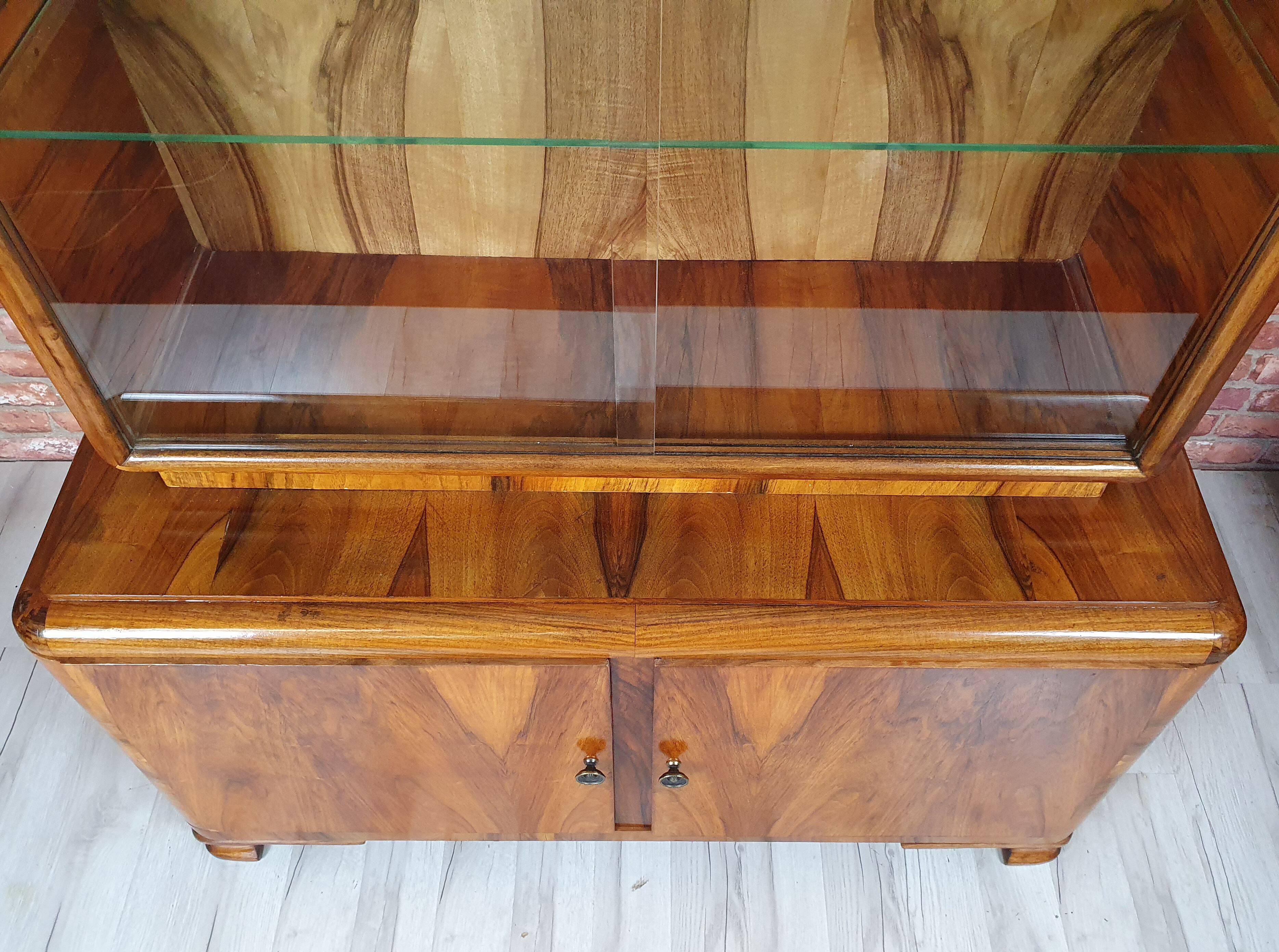 Renovated credenz, art deco display cabinet