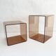 Pair of Michel Dumas side tables for Roche & Bobois, 1970s