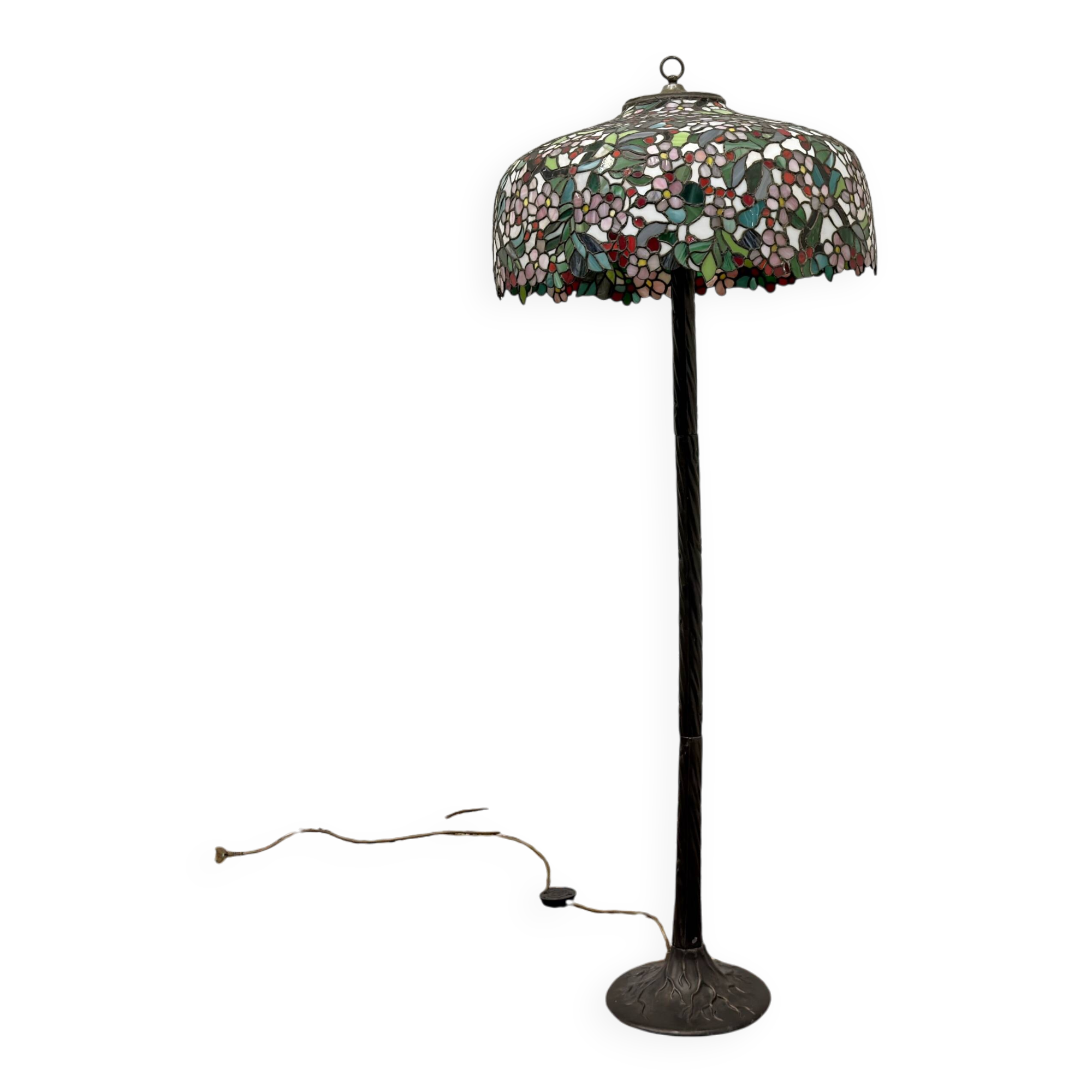 Large Tiffany floor lamp Art Deco