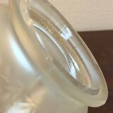 Vintage Verlys glass vase with cabochons