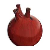 Vintage ball vase in enamelled ceramic