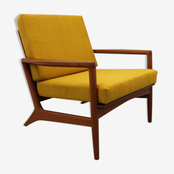 Fauteuil danois en teck années 1970