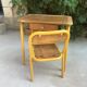 Small schoolboy desk and his chair