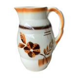 Digoin style art deco pitcher