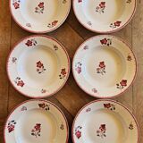 Digoin retro soup plates, Margaret