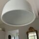 2 metal pendant lights - Sweden 70s/80s