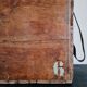 Compartmentalized old wooden chest