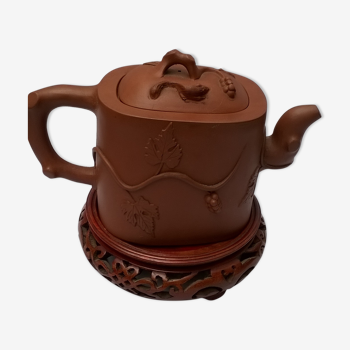 Terracotta teapot