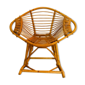 Rocking-chair enfant en rotin