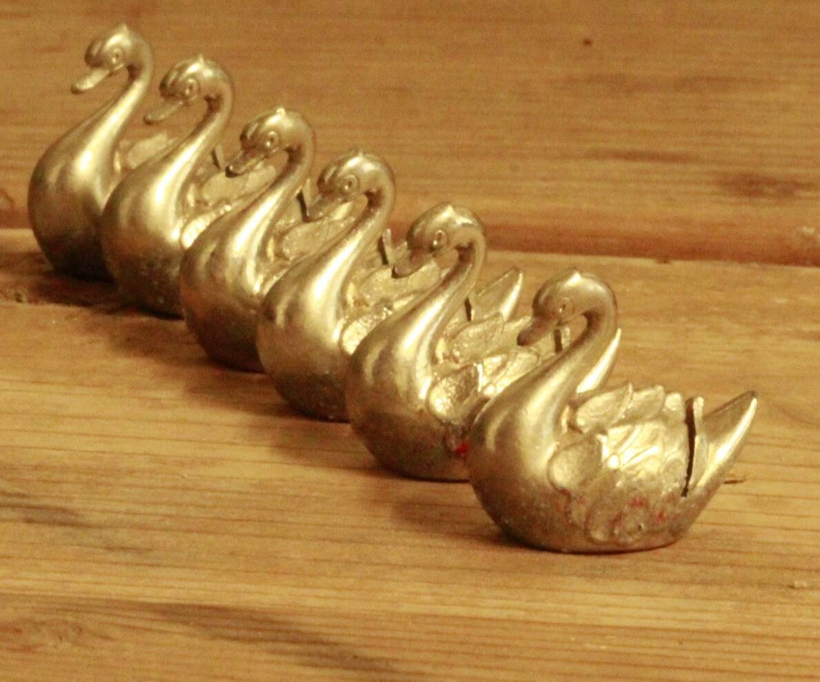 Old swan card holders
